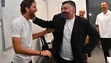 Гаттузо и Буффон посетили тренировку «Ювентуса»