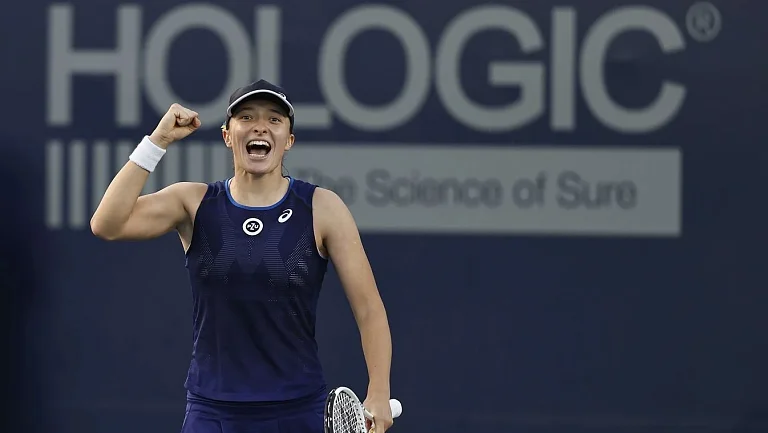 «Швёнтек» и «Рууд» поделились впечатлениями от игры в миксе на US Open