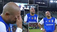 Адриано расплакался, увидев видео с отцом