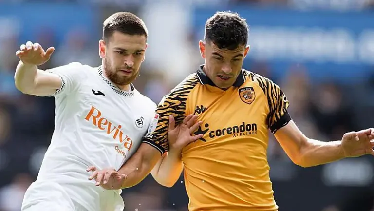 Иган принёс «Халлу» ничью с «Суонси» на 97-й минуте