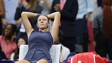 Аманда Анисимова переживает после поражения в финале US Open