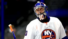 Вратарь «Айлендерс» Илья Сорокин стал главной звездой игры НХЛ с «Сан-Хосе»