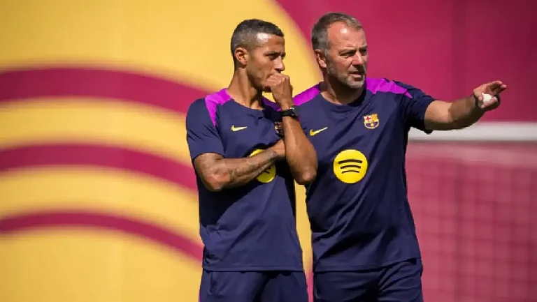 Флик: «Рад возвращению Тиаго в Барселону — молодёжь слушает его внимательно»