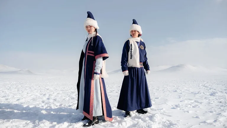 В Монголии сняли фото формы, ставшей фурором на Олимпиаде-2026 в Италии