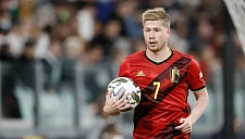 Де Брюйне приблизился к Азару в бомбардирской гонке сборной Бельгии