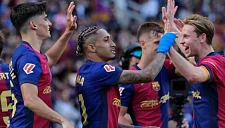 Взрыв на «Монжуике»: «Барса» победила 4:3 и почти оформила чемпионство