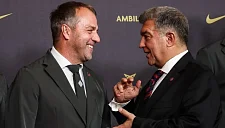 Лапорта поблагодарил Флика за продление контракта с «Барселоной»