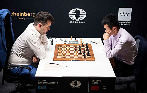 Матч за звание чемпиона мира по шахматам 2023: Матч между Яном Непомнящим и Дином Лижэнем