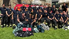 «Атлетико» поддерживает борьбу с лесными пожарами в Леоне