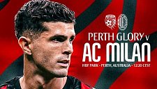 Объявлены составы на товарищеский матч «Милана» с «Перт Глори»