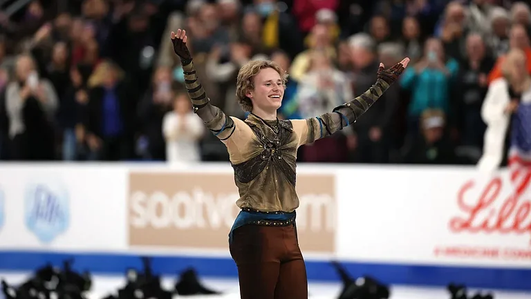 Русский фигурист Илья Малинин завоевал четвёртое золото чемпионата США подряд