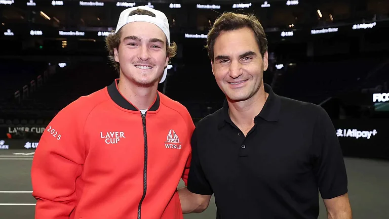 Федерер и Фонсека познакомились на Кубке Лэйвера
