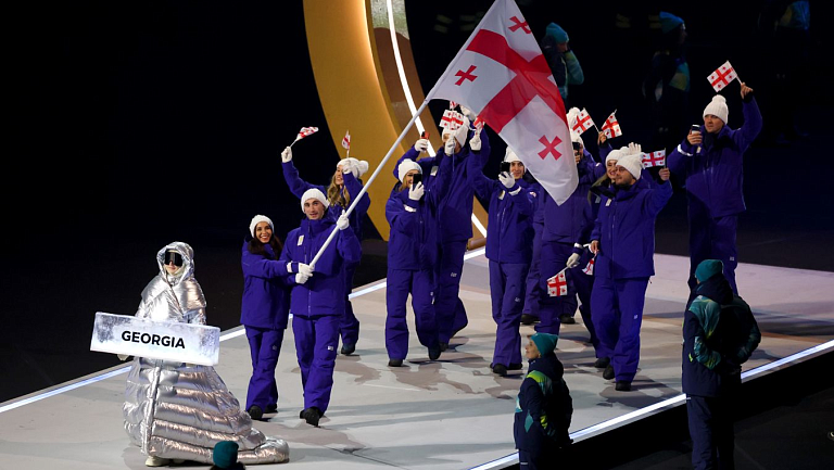 Диана Дэвис и Лука Берулава стали знаменосцами Грузии на открытии ОИ-2026