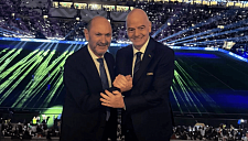 Встреча Рафаэля Лусана с Джанни Инфантино

