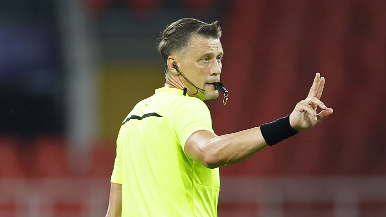 Арбитра Казарцева не назначили на матчи 2-го тура РПЛ 