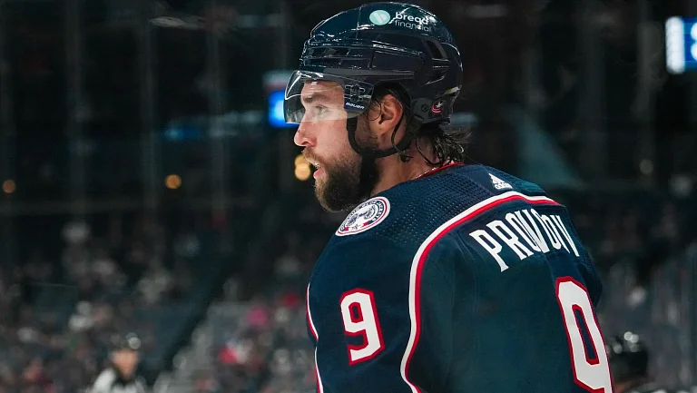 Иван Проворов отличился за «Коламбус» в игре НХЛ против «Торонто»