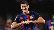 Роберт Левандовски вошёл в топ-20 бомбардиров «Барселоны» 