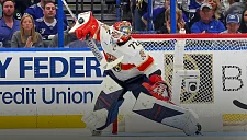 Сергей Бобровский - стена. Первый шатаут в плей-офф Кубка Стенли