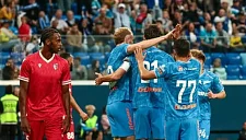 «Зенит» одержал победу над «Сьоном», забив пять голов