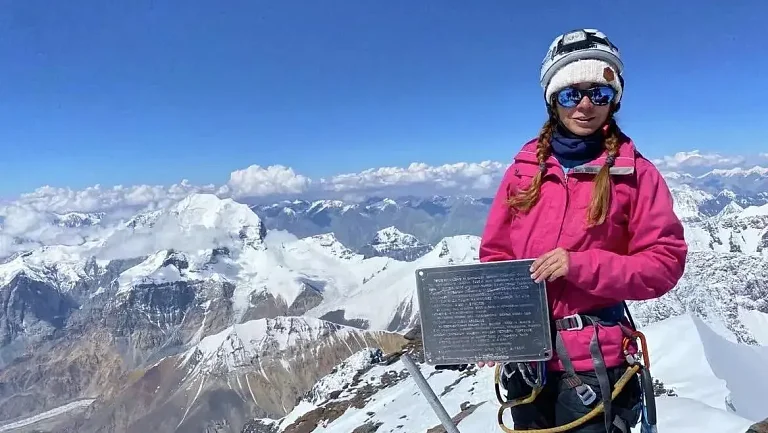 Наговицына погибла на Пике Победы в Киргизии