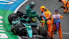 Ланс Стролл избежал травм после серьёзной аварии на практике