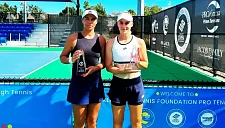 Российско-украинский дуэт Тихонова/Страхова завоевал титул на турнире W100