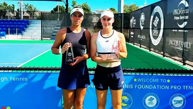 Российско-украинский дуэт Тихонова/Страхова завоевал титул на турнире W100