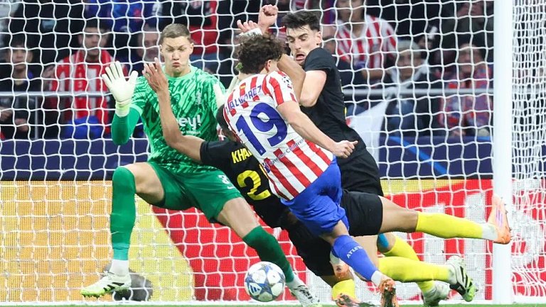 «Атлетико» уверенно обыграл «Юнион Сент-Жиллуа» в матче Лиги чемпионов
