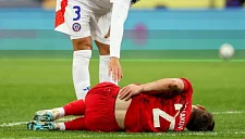 Полузащитник ЦСКА Иван Обляков был заменен в первом тайме из-за травмы