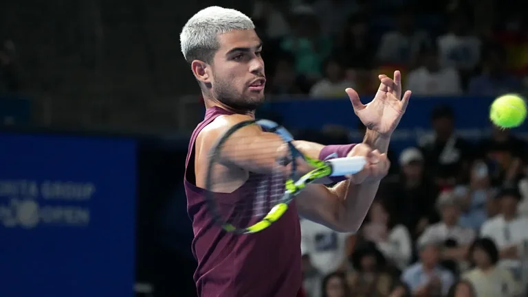 Карлос Алькарас испугался после травмы голеностопа в Токио