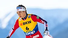 На Олимпиаде сняли разбитое лицо норвежской лыжницы после жесткого падения