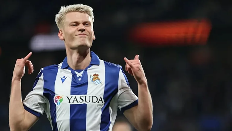 Форвард «Реал Сосьедад» Орри Оускарссон вернулся в строй