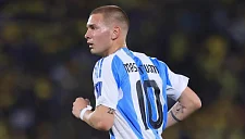 Мастантуоно впервые сыграл за Аргентину под номером 10