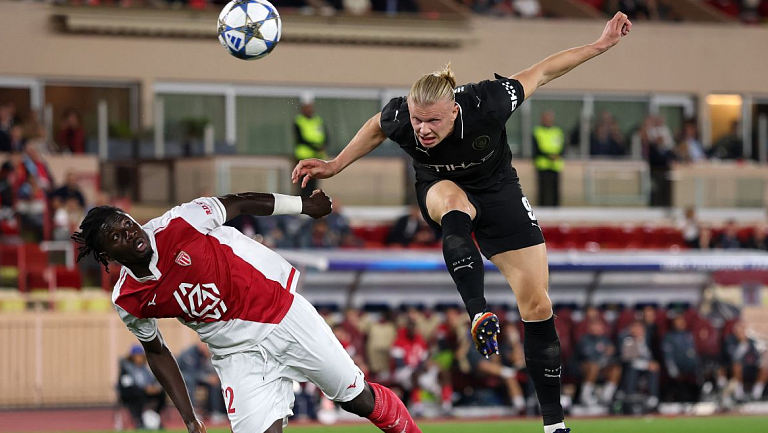 «Манчестер Сити» не смог обыграть «Монако» в матче Лиги чемпионов