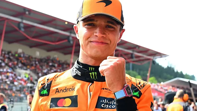 Ландо Норрис обогнал Пиастри и занял поул на Гран-при Бельгии