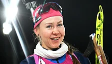 Плюснина чаще других биатлонистов проходила допинг-контроль