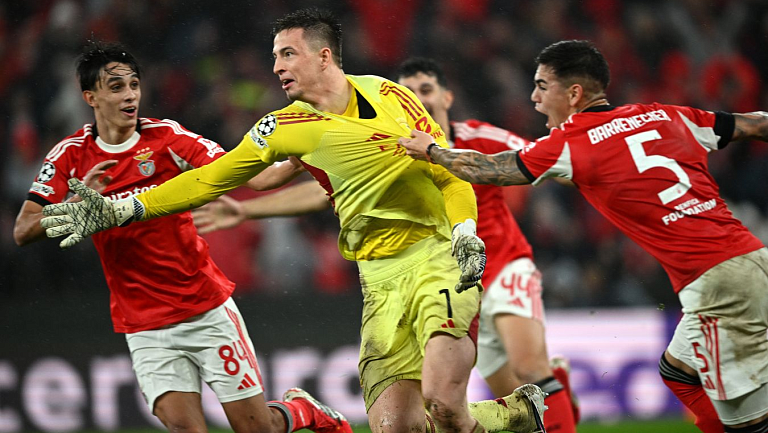 «Бенфика» выложила фото Трубина после попадания на «Реал» в ЛЧ