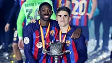 Дембеле поддержал бывшего одноклубника Гави