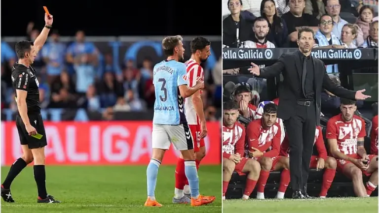 Диего Симеоне раскритиковал судью после матча против «Сельты»