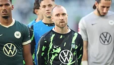 Эриксен впервые вышел на поле в Бундеслиге в составе «Вольфсбурга»