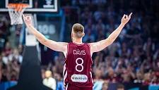 Латвия разгромила Чехию на Евробаскете с разницей в 34 очка