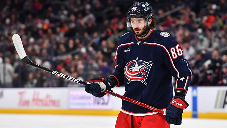 Марченко стал вторым самым быстрым игроком «Коламбуса» с 90 голами