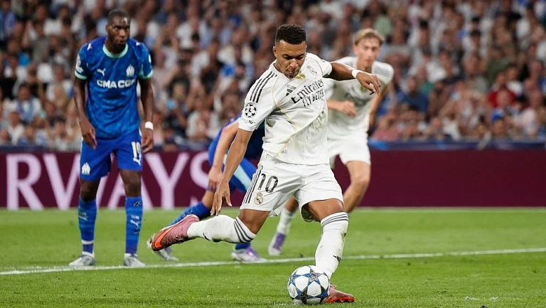 Мбаппе выиграл пятую награду «Игрок матча» в 6 матчах сезона за «Реал»
