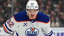 Василий Подколзин из «Эдмонтона» забросил шестую шайбу в сезоне НХЛ