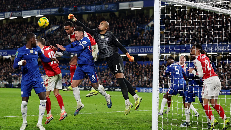 «Арсенал» обыграл «Челси» в первом матче 1/2 финала Кубка английской лиги