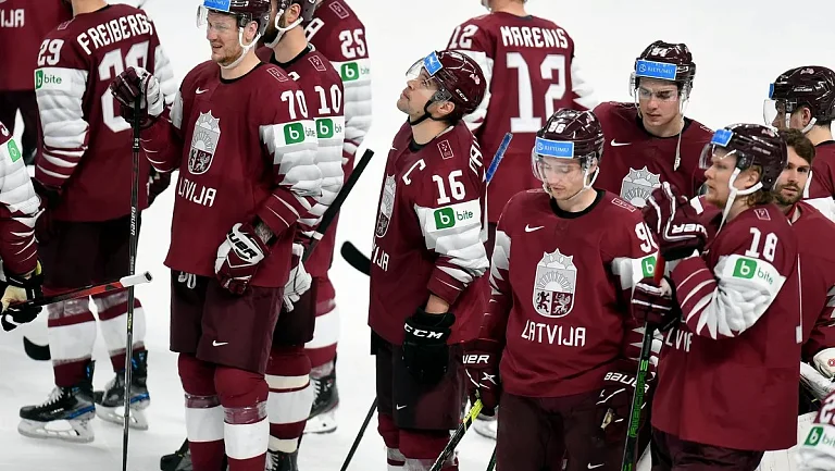 На Олимпиаде сняли необычную тренировку сборной Латвии по хоккею