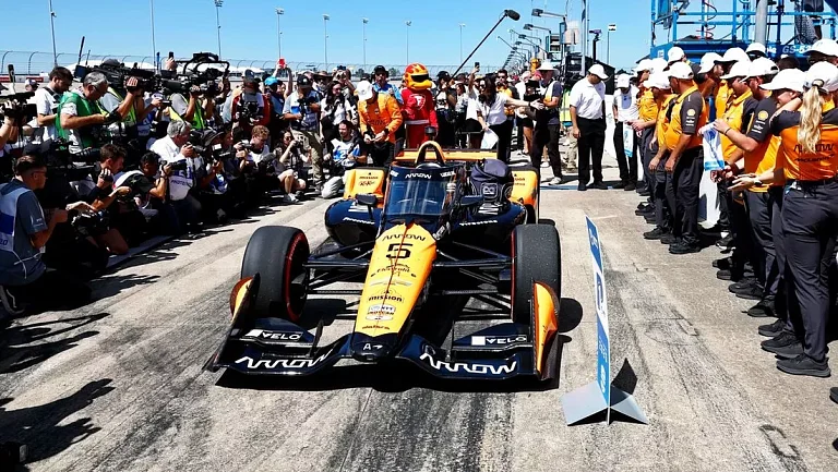 Пато О’Уорд завоевал поул в Нэшвилле со скоростью 202,6 миль в час