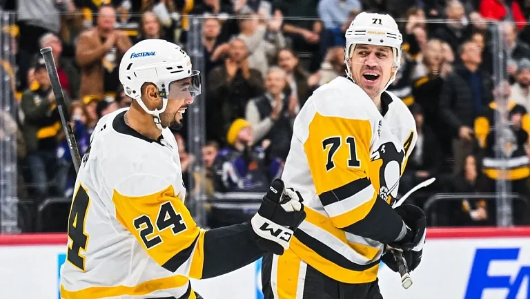 Малкин избежал травмы после празднования победы с игроками «Питтсбурга»