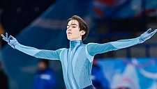 Угожаев о победе в короткой программе на Гран-при России: «Быть лидером приятно»