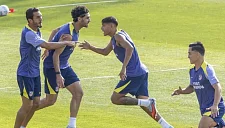 Футболисты сборной Аргентины вернулись к тренировкам с «Атлетико» 